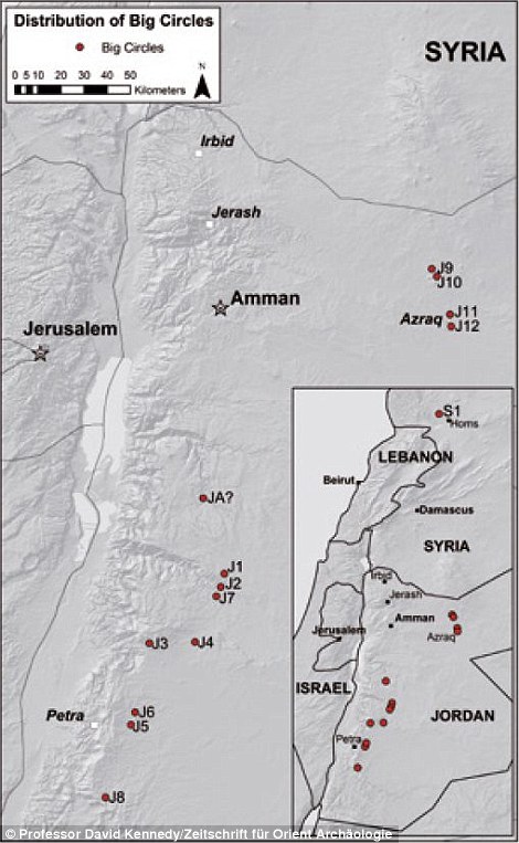 Големите камени кругови во Јордан