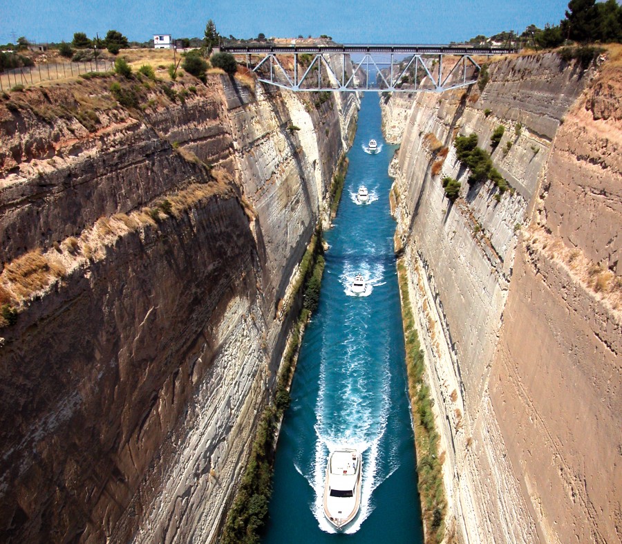 Коринтски канал – најтесниот морски канал во Светот